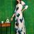 women floral regular patchwork kurta with palazzos