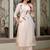 women ethnic motifs embroidered regular thread work  cotton kurta with palazzos
