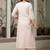 women ethnic motifs embroidered regular thread work  cotton kurta with palazzos