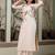 women ethnic motifs embroidered regular thread work  cotton kurta with palazzos