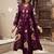women floral printed regular  cotton kurta with trousers