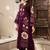 women floral printed regular  cotton kurta with trousers