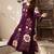 women floral printed regular  cotton kurta with trousers