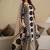 women printed regular  cotton kurta with palazzos & with dupatta