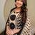 women printed regular  cotton kurta with palazzos & with dupatta