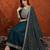 women ethnic motifs embroidered tiered thread work  silk kurta with trousers & with dupatta