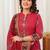 women ethnic motifs printed regular  cotton kurta with palazzos & with dupatta