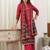 women ethnic motifs printed regular  cotton kurta with palazzos & with dupatta
