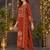 women ethnic motifs printed regular  cotton kurta with trousers & with dupatta