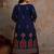 women ethnic motifs printed regular mirror work  cotton kurta with palazzos & with dupatta