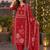 women ethnic motifs printed regular  cotton kurta with trousers & with dupatta