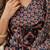 women ethnic motifs printed regular sequinned  cotton kurta with trousers & with dupatta