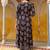 women ethnic motifs printed regular sequinned  cotton kurta with trousers & with dupatta