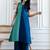 women colourblocked  cotton kurta with palazzos