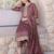 women ethnic motifs embroidered kurta with trousers & dupatta