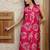 women floral printed regular kurta with palazzos