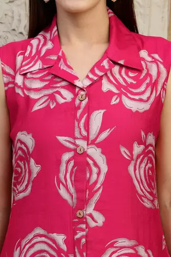 women floral printed regular kurta with palazzos