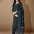 women floral printed regular thread work kurta with patiala & with dupatta