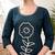 ethnic motifs embroidered thread work  cotton kurta with palazzos