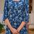 women floral printed cotton anarkali kurta with trousers & dupatta