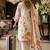 women floral printed regular  cotton kurta with trousers & with dupatta