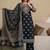 women ethnic motifs embroidered beads and stones  cotton kurta with palazzos & with dupatta