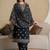 women ethnic motifs embroidered beads and stones  cotton kurta with palazzos & with dupatta