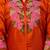 women floral embroidered regular thread work kurta with palazzos