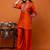 women floral embroidered regular thread work kurta with palazzos