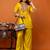women floral embroidered regular thread work kurta with palazzos