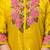 women floral embroidered regular thread work kurta with palazzos