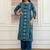 women bandhani printed  cotton kurta with trousers & with dupatta