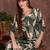 women ethnic motifs printed regular kurta with palazzos