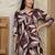 women ethnic motifs printed regular kurta with palazzos