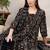 women floral printed empire kurta with trousers & with dupatta