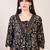 women floral printed empire kurta with trousers & with dupatta