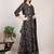 women floral printed empire kurta with trousers & with dupatta