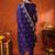 women floral embroidered regular thread work chanderi cotton kurta with trousers & with dupatta