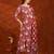 women floral printed  cotton a-line kurta with trouser & dupatta