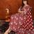 women floral printed  cotton a-line kurta with trouser & dupatta