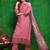 women floral solid kurta with trouser & dupatta