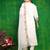 women embroidered thread work chanderi silk kurta with trousers & dupatta