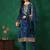 women floral embroidered kurta with trousers & dupatta