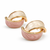 Cascading leaf design, pearl top stud, long dangle style, anti-tarnish jewellery