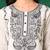 embroidered thread work chanderi cotton straight kurta & trousers & dupatta