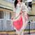 floral embroidered regular chanderi cotton kurta with trousers with dupatta