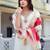 floral embroidered regular chanderi cotton kurta with trousers with dupatta