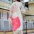floral embroidered regular chanderi cotton kurta with trousers with dupatta