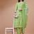 women ethnic motifs printed kurta with trousers & with dupatta