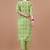 women ethnic motifs printed kurta with trousers & with dupatta